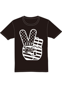 STEP2プリントTシャツ　ブラックM